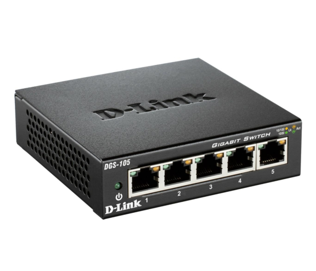 D-Link 5p DGS-105 (5x10/100/1000Mbit) - 78604 - zdjęcie 3